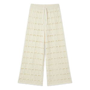 Zimmermann - Open-knit Wool Pants | White