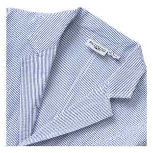 Service Works - Seersucker Striped Jacket | Light Blue