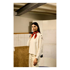 a.p - Guilmette Ribbed Organic Cotton Sweatshirt | Off-White