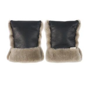 BINIBAMBA - Lambskin Baby Stroller Gloves | Toast
