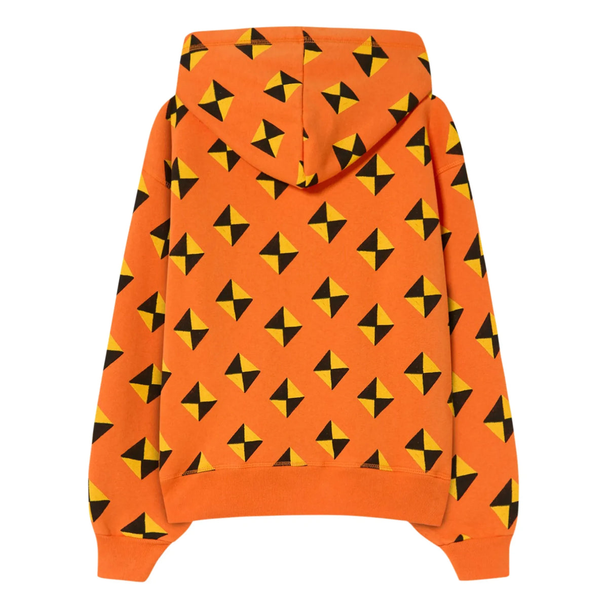 The Animals Observatory - Beaver Losange Hooded Sweatshirt | Orange