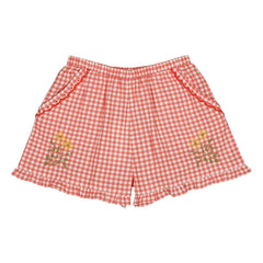 Hello Simone - Dina Vichy shorts | Red