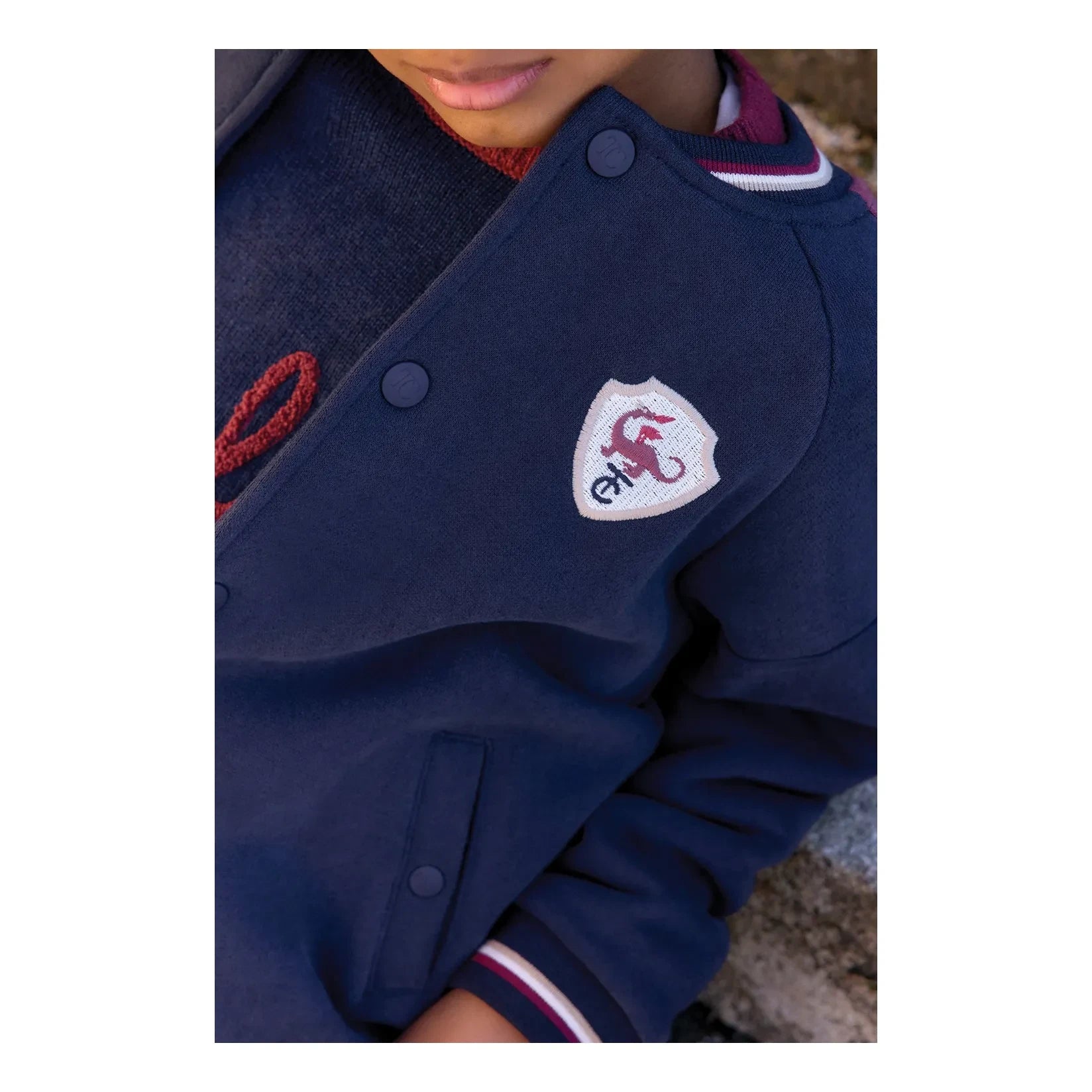 Tartine et Chocolat - Navy Blason Vest