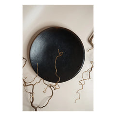 Woodmata - Terracotta Plate D28cm | Black