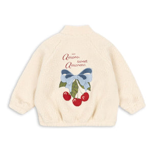 Konges Sløjd - Jazz Sherpa Jacket Cherry Recycled Fibers | Cream