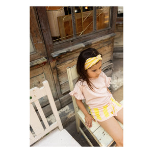 Louis Louise - Francesca Striped Headband | Yellow