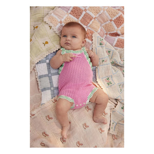 Bebe Organic - Rocking Horse Organic Cotton Blanket | Dusty Pink