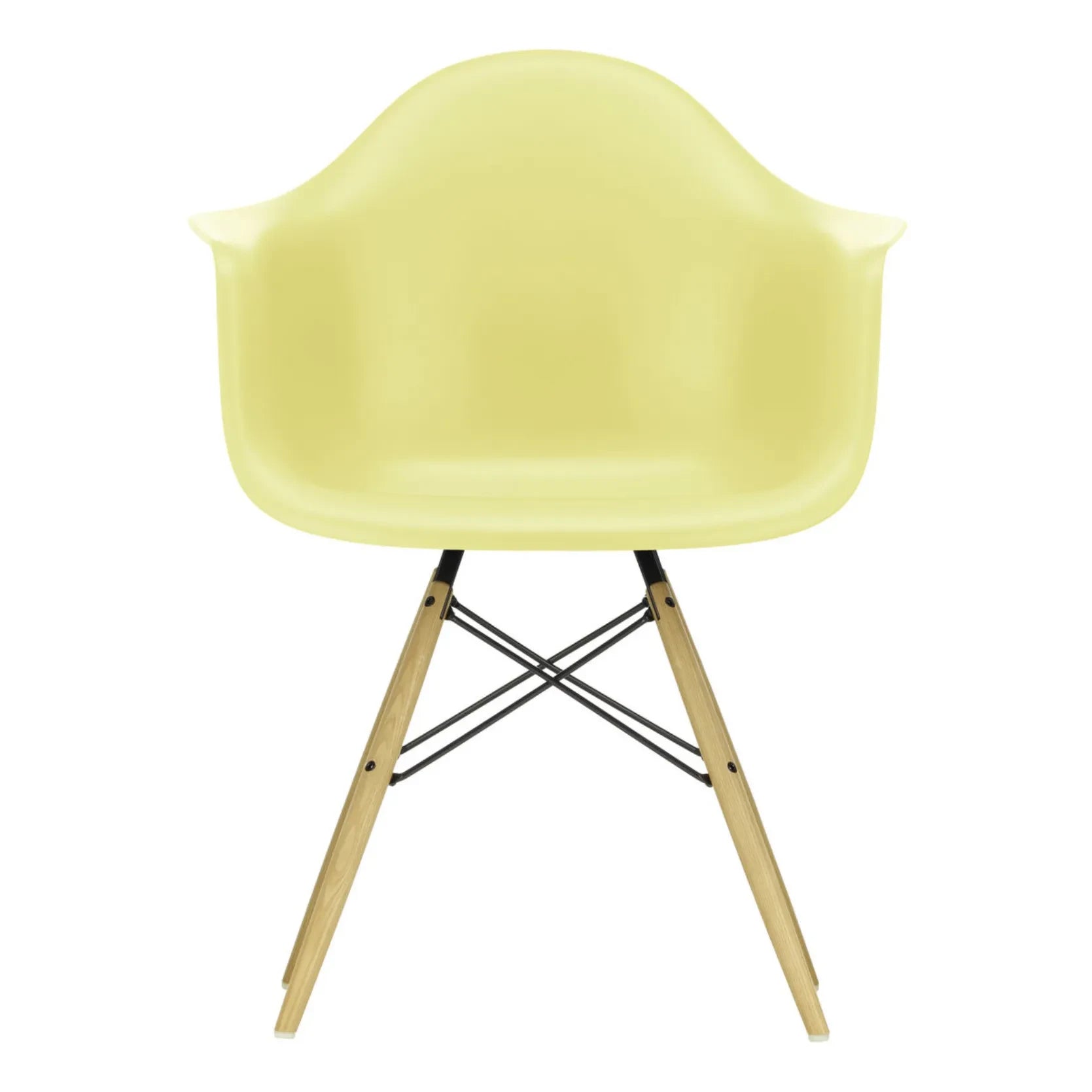 Vitra - DAW Chair - Maple Base - Charles & Ray Eames | Lemon Yellow