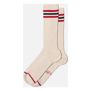 Nudie Jeans - Retro Tennis Socks | White