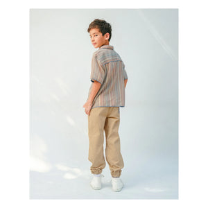 Gingersnaps - Matte Patch Pants | Beige