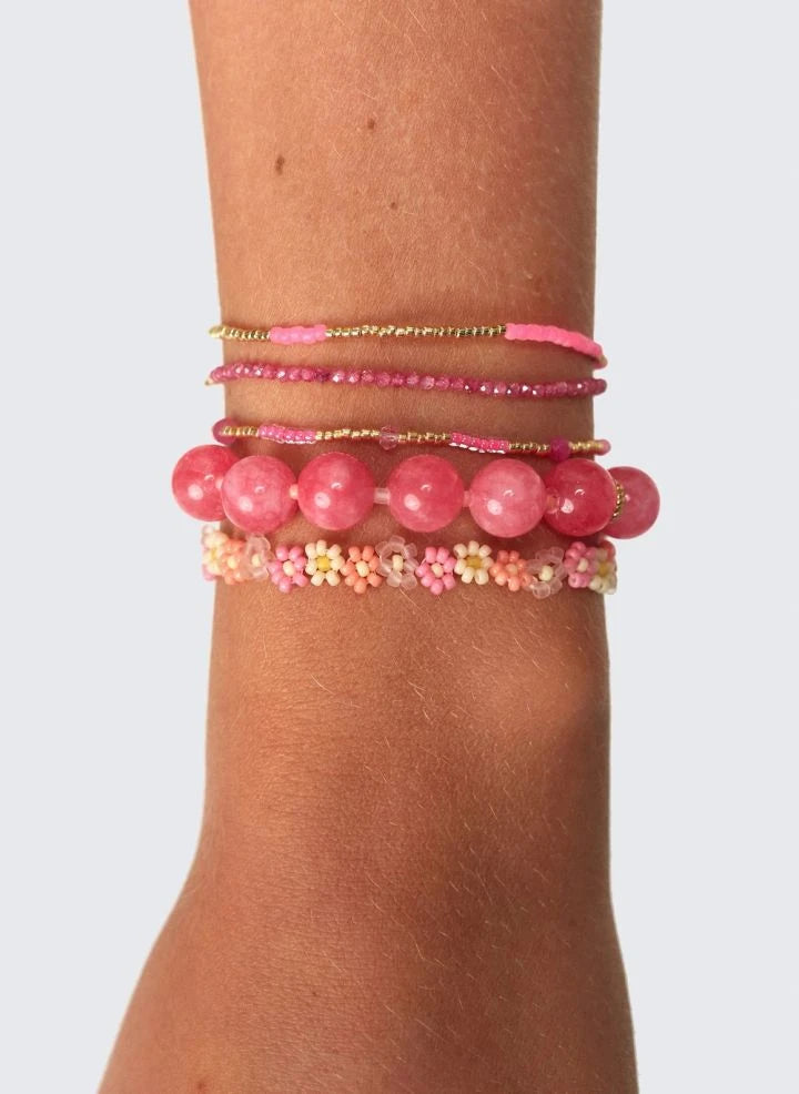 Anni Lu - Pink Mood Bracelet | Hibiscus