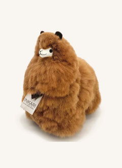 Inkari - Open Brown Alpaca Llama Plush