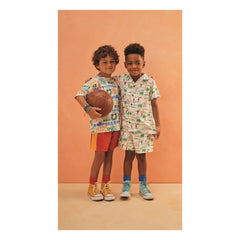 Fabula - Palm Tree Shirt | White