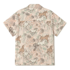 Coco au Lait - Horses Shirt | Powder Pink