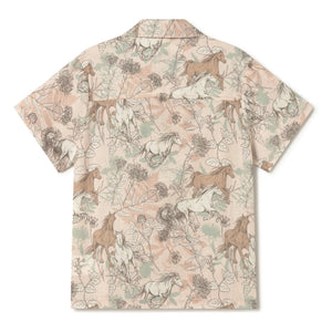 Coco au Lait - Horses Shirt | Powder Pink
