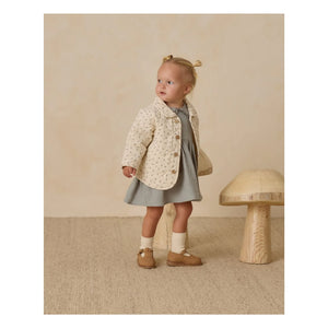 Quincy Mae - Fleurie Quilted Jacket Organic Cotton Gauze | Ecru