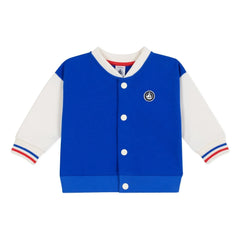 Petit Bateau - Teddy Colorblock Jacket | Royal Blue