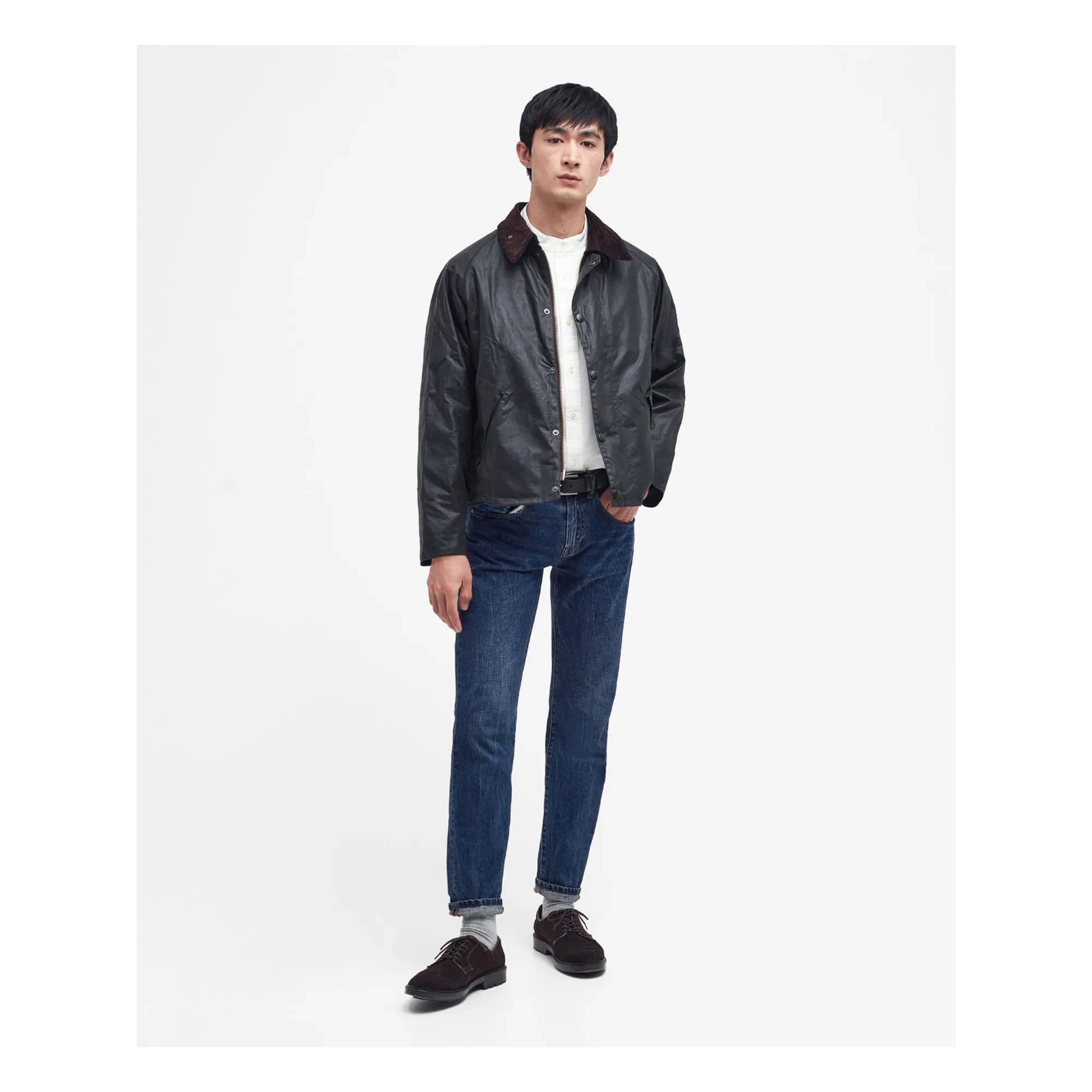 Barbour - Transport Wax Bone Jacket | Black