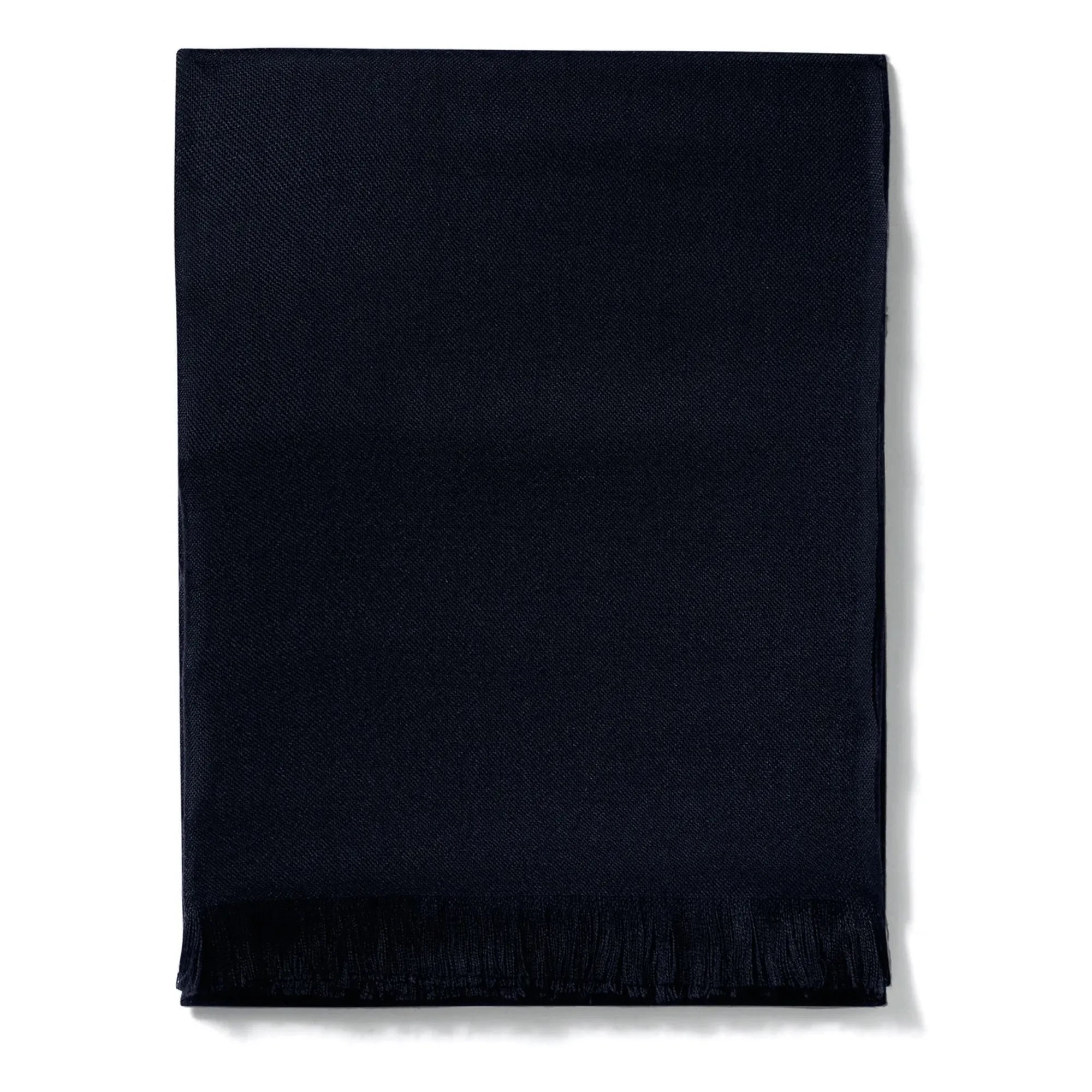 Bompard - Cashmere Voile Shawl | Navy Blue