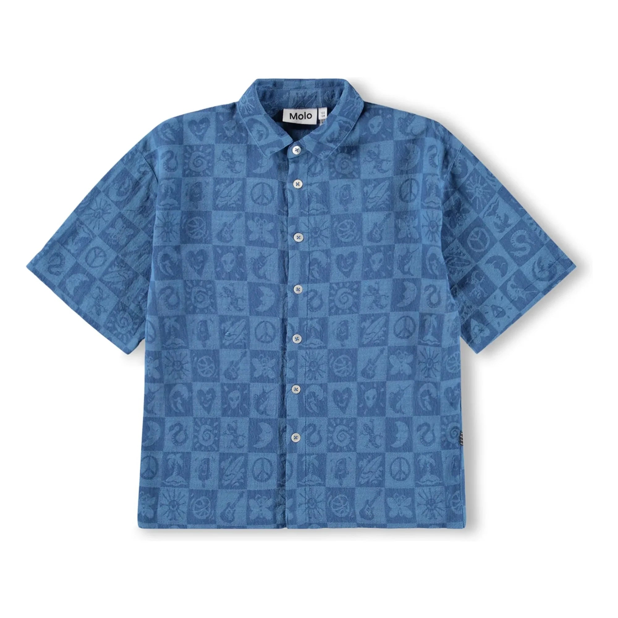 Molo - Richie Damier Shirt | Blue