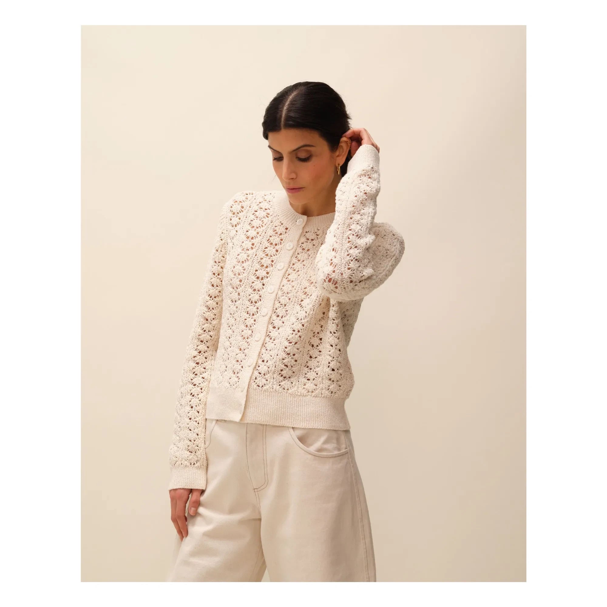 Nitah - Naya vest | Ecru