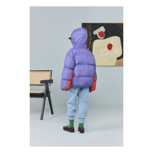 The Animals Observatory - Roadrunner Colorblock Geri Dönüştürülmüş Elyaf Ceket | Mor