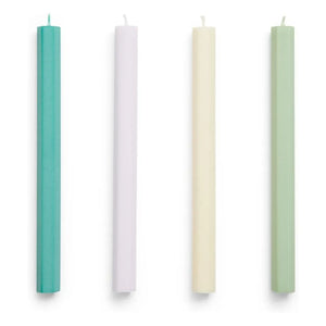 Hay - Altıgen Pastel mumlar - 4'lü Set | Pastel