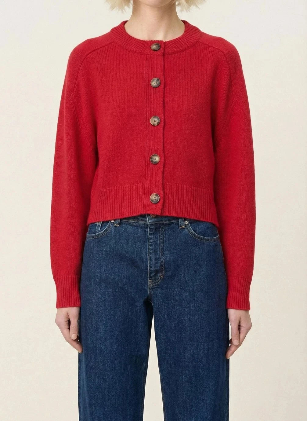 Vanessa Bruno - Giverny Wool Cardigan | Red