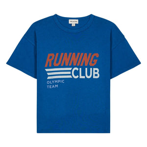 We Are Kids - Dylan Running Club Organic Cotton T-Shirt | Dark Blue