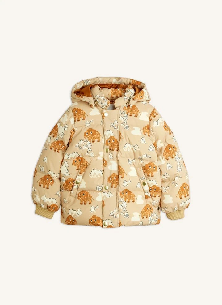 Mini Rodini - Mammoth puffer jacket | Beige