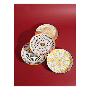 Serax - Bazaar Dessert Plates, Waww La Table - Set of 4 | Green