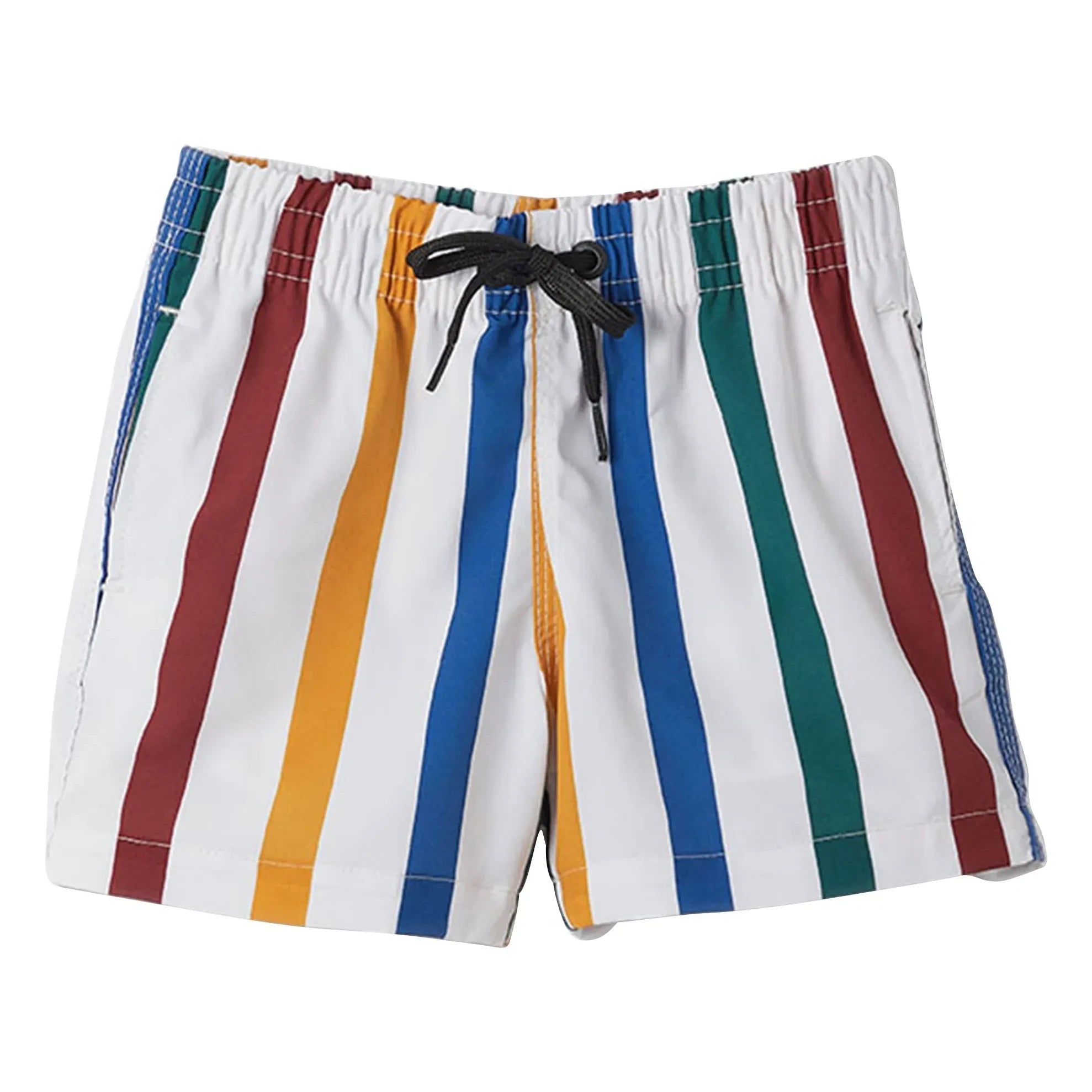 Fabula - Cartoon Swim Shorts | White