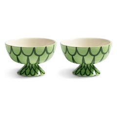 &Klevering - Sirène Bowls - 2-Piece Set | Green