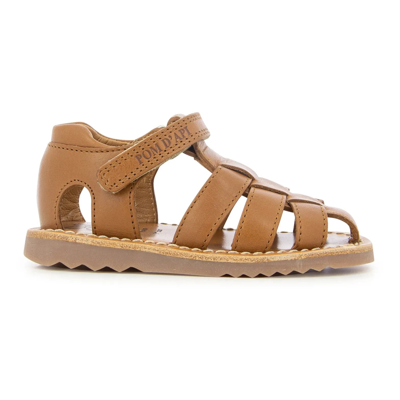 Pom d'Api - Waff Papy Sandals | Camel