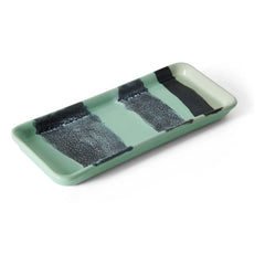 HKliving - Rive Ceramic Serving Plate | Blue
