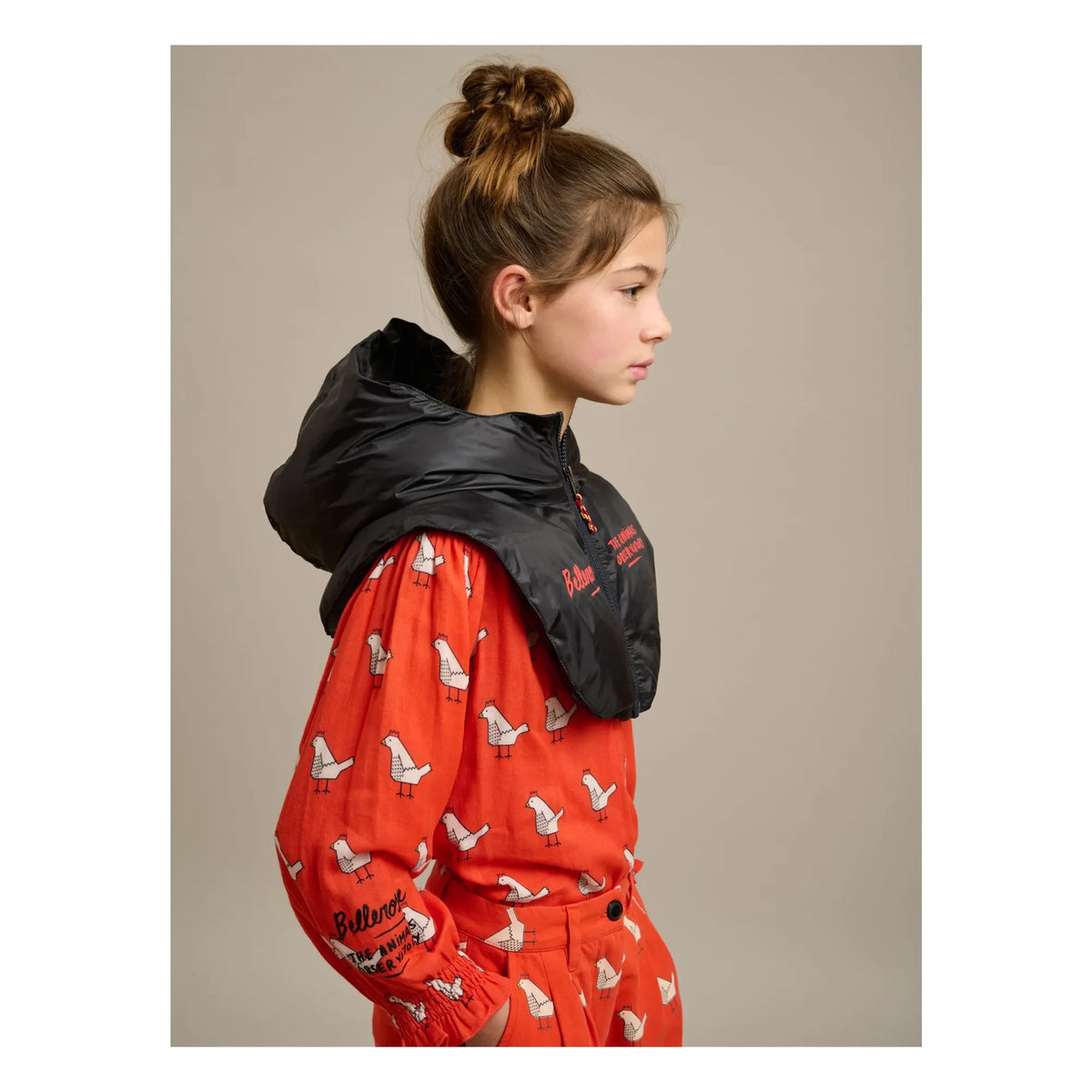The Animals Observatory - The Animals Observatory X Bellerose - Hocco Detachable Hood Sweatshirt | Navy