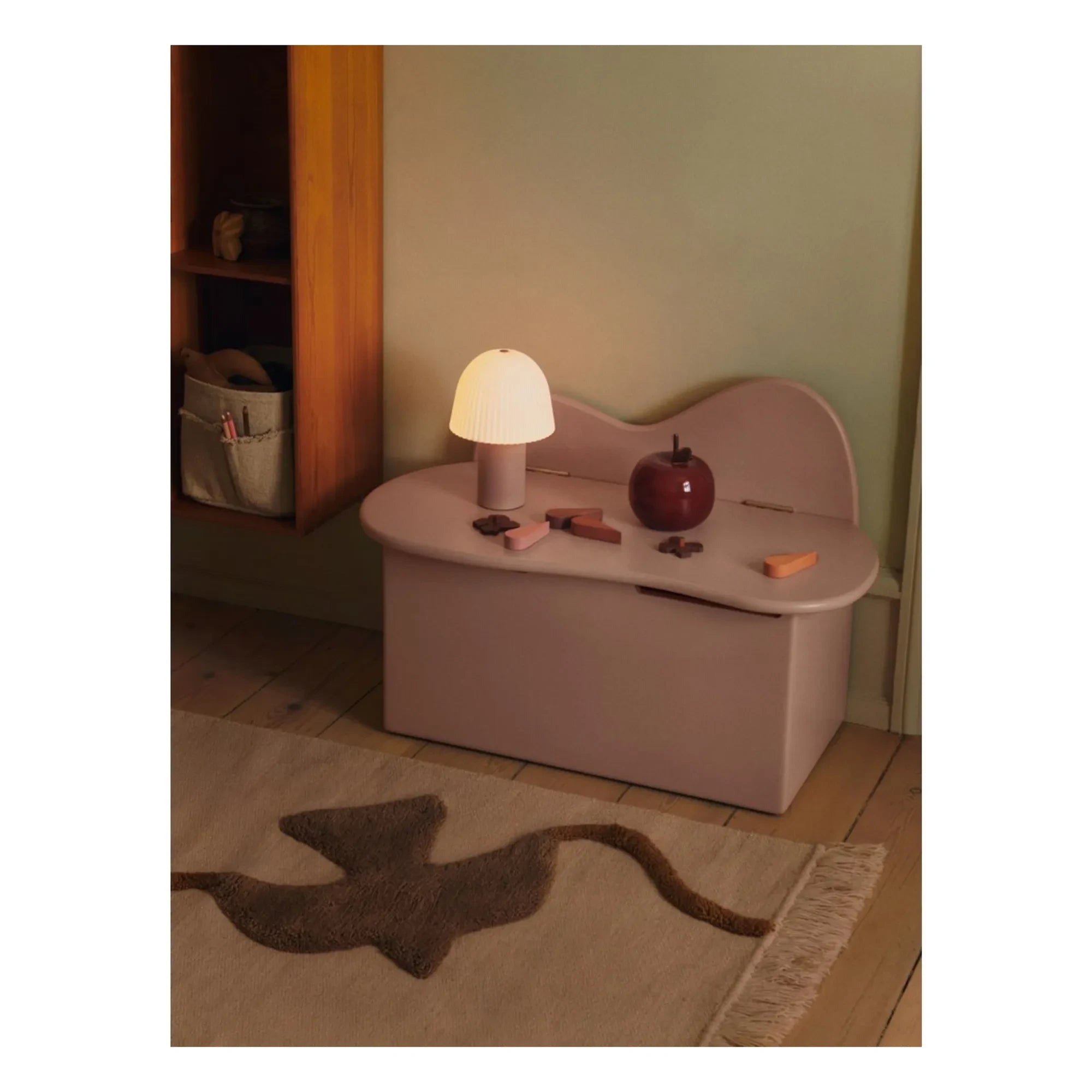 Ferm Living Kids - Tilted storage box | Pink