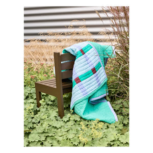 Hübsch - Tento Cotton Blanket | Blue