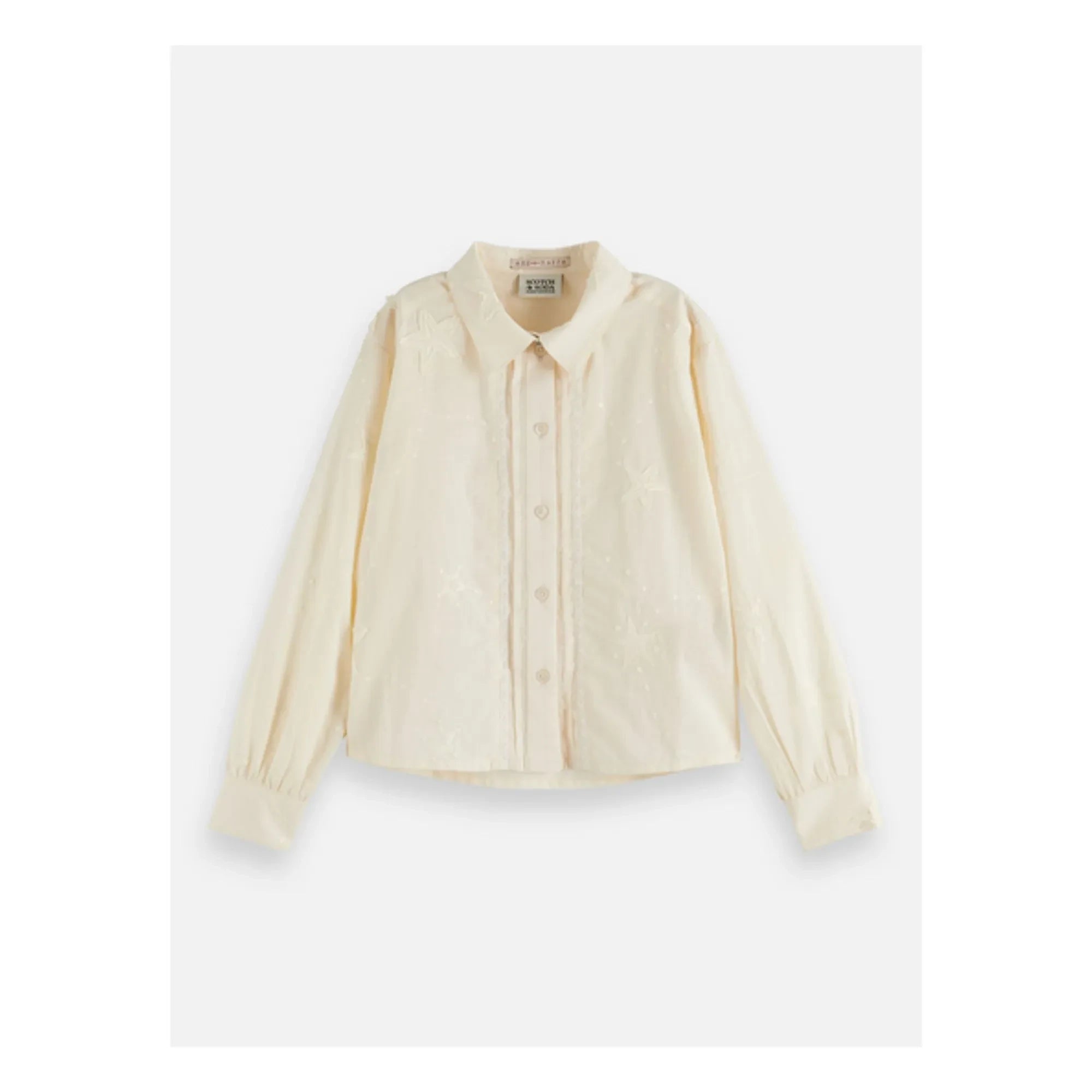 Scotch & Soda - Embroidered Shirt | Ivory