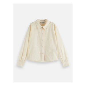 Scotch & Soda - Embroidered Shirt | Ivory