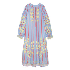 SISSEL EDELBO - Elisabeth Striped Dress | Blue