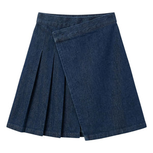 Finger in the nose - Sterling Asimetrik Kot Etek | Denim brut