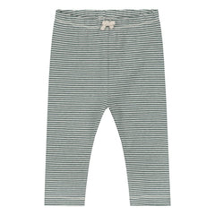 Gray Label - Çizgili Mini Tayt Organik Pamuk | Gri mavi