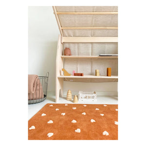 Maison Deux - Wool Heart Rug | Brown