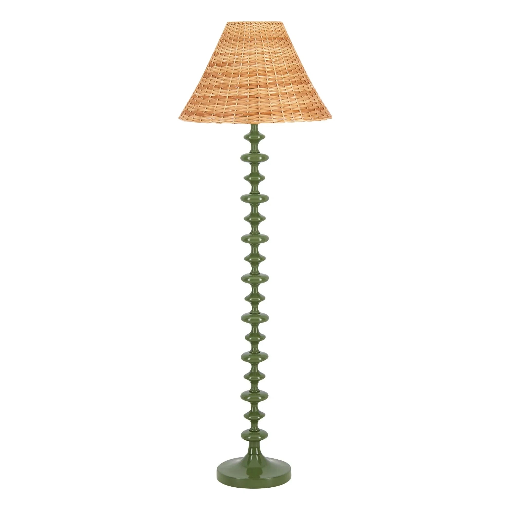 House of Capricorn - Freixo Wooden Lamp Base | Green