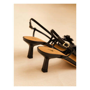 Bobbies - Luzia Leather Sandals | Black