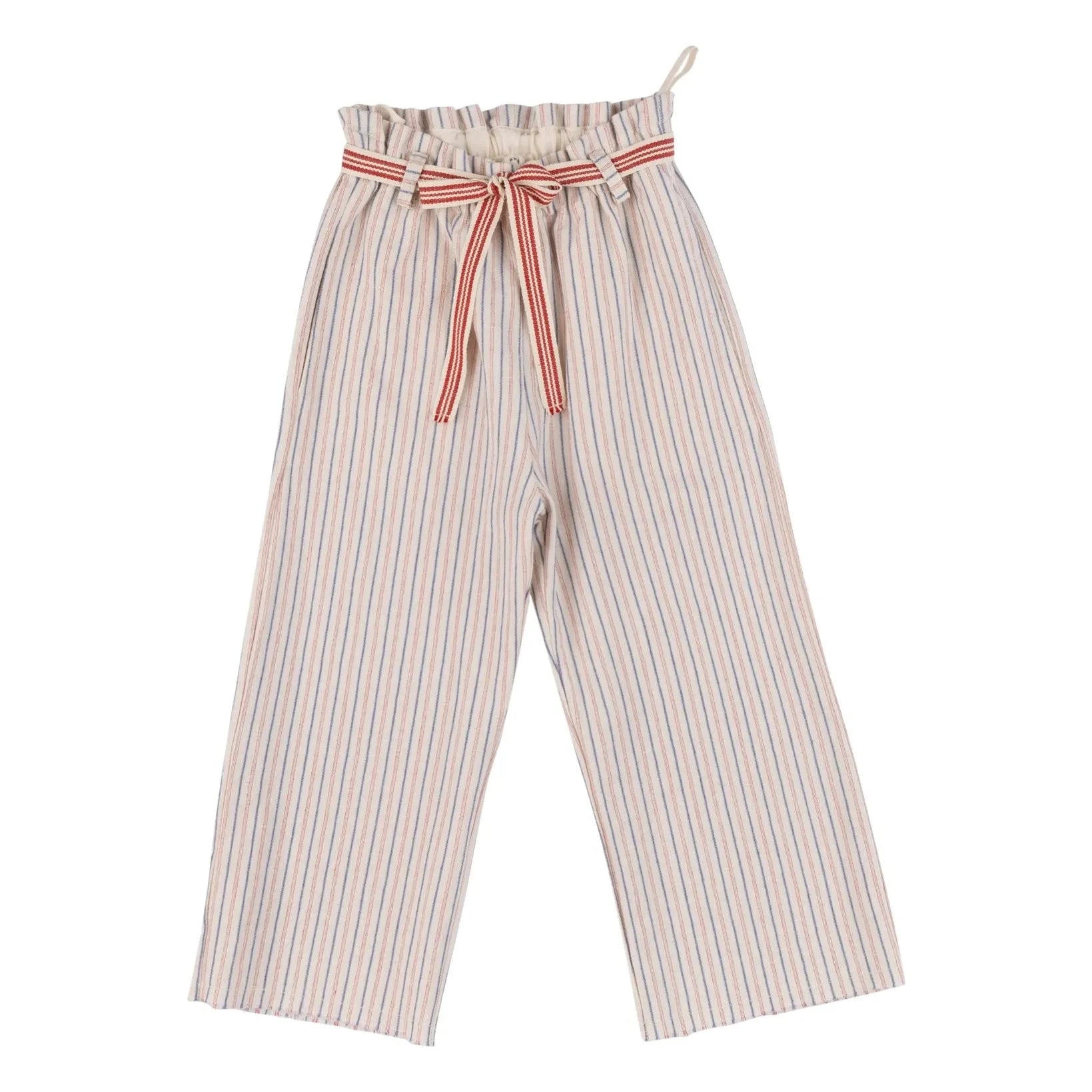 Babe & Tess - Striped Gathered Pants | Cream
