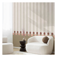 Edito - Dott Wallpaper - 4 Panels | Beige