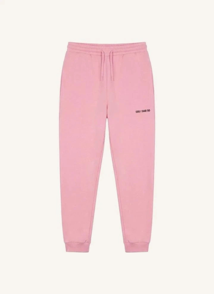 Cos I Said So - Organic Cotton Logo Jogger | Pink