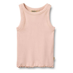 Wheat - Minka organic cotton ribbed tank top | Pale Pink
